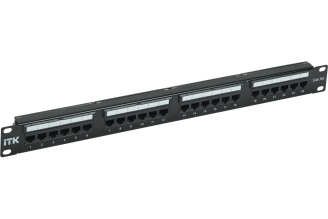 Патч-панель ITK Dual IDC PP48-2UC5EU-D05L 48 портов RJ-45 Cat.5e