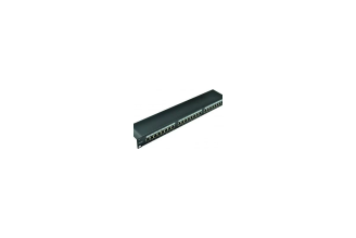 Патч-панель NETLAN 19", 1U, 24 порта, Cat.5e, RJ-45, EC-URP-24-SD2