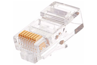 Коннектор NIKOMAX RJ-45 8P8C под витую пару, 100 шт, NMC-RJ88RE50UD1-100