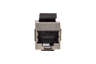 Проходной экранированный адаптер EKF TERACOM PRO Cat.6, RJ45-RJ45, тип Keystone TRP-INLC-KSTN-6FTP