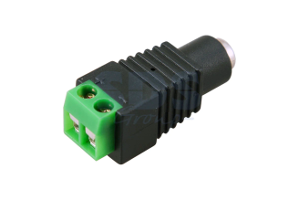Разъем питания DC гнездо PROCONNECT 2,1x5,5 мм с клеммной колодкой 14-0315-4