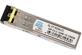 Модуль CWDM SFP NIKOMAX GIGALINK SM 2xLC 1610 нм 34 dB GL-OT-SG34LC2-1610-CWDM