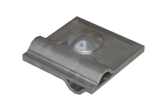 Универсальный соединитель Система КМ AURAFORT MA0277 TD для прутка D5-10 мм с 2 пластинами 50х50 мм