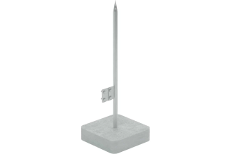 Вольностоящая молниеприемная мачта Система КМ AURAFORT HD MA0382, цельная, H3,5 м