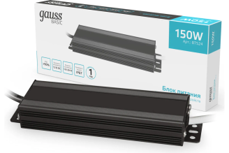 Блок питания Gauss Basic 12 В 150 Вт IP67 BT524