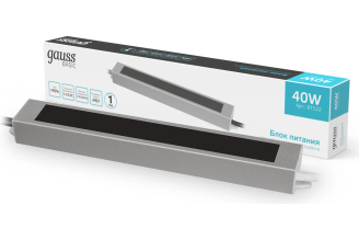 Блок питания Gauss Basic 12 В 40 Вт IP67 BT522