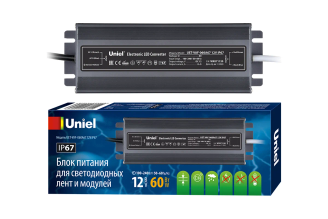 Блок питания Uniel 060A67 12V IP67 UET-VAF UL-00007575