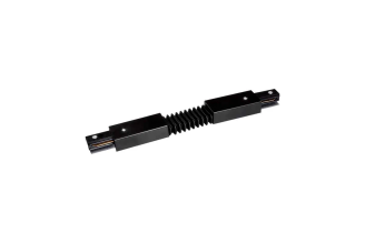 Гибкий F-образный коннектор Jazzway PTR CF-BL для шинопровода черный 5014732