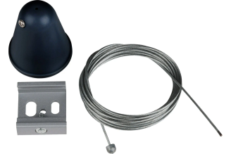 Набор для подвесного монтажа трехфазных шинопроводов Uniel UFB-H41 Black UL-00003666