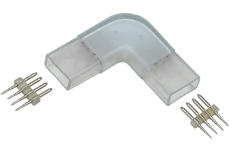 Угловой коннектор IEK RGB 14 мм 5 шт LSCON14-RGB-220-05