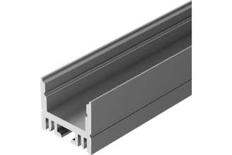 Прямой алюминиевый профиль Arlight LINE-1716-2000 ANOD 2 м 046076