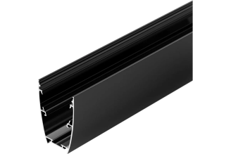 Профиль Arlight LINE-5075-U-HONEYCOMB-2000 BLACK 2 м 044885