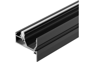 Профиль Arlight STRETCH-20-WALL-D-SIDE-2000 BLACK 2 м 042947