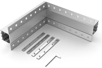 Внутренний угол Arlight SL-LINIA32-FANTOM 030095, алюминий