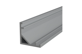 Профиль для светодиодных лент REXANT алюминиевый угловой 16x16 мм 2 м 146-231