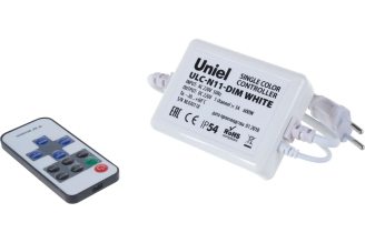 Контроллер Uniel ULC-N11-DIM White UL-00002277 для монохромной ленты 220 В