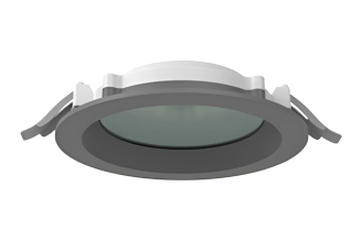 Аварийный светодиодный светильник VARTON DL-01 Pro 160 мм 15 Вт 3000 К серый, с защитным стеклом, V1-RF-70183-GLA00-6501530