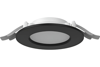 Аварийный светодиодный светильник VARTON DL-01 Slim 100 мм 10 Вт 3000 К черный V1-RF-90011-10A00-6501030