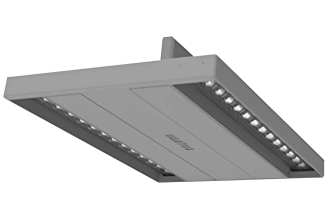 Светодиодный светильник VARTON TT-Crisp Double 35 Вт 3000 К RAL7045, серый муар аварийный автономный постоянного действия V1-R1-70320-90A42-2003530