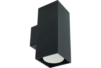 Настенный светильник FERON ML1740 QUAD MR16 35W, 230V, 2хGU10, черный IP20 48427