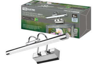 Подсветка для картин «ИЗО 3» 6 Вт, 4000 K, 400*135*115, IP20, хром, TDM ELECTRIC SQ0358-0302