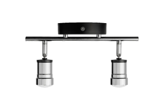 Спот TDM ELECTRIC LED СНС 2х5Вт, 3000 K, 230 В, 50 Гц, IP44, Костус, черный/хром SQ0358-0229