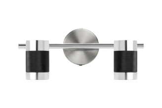 Спот TDM ELECTRIC СНС 2х50Вт, GU10, 230 В, 50 Гц, IP44, Канна, черный/хром/никель SQ0358-0226