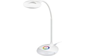 Настольный светильник с ночником Uniel TLD-535 White LED 250Lm 5500K Dimmer UL-00001496