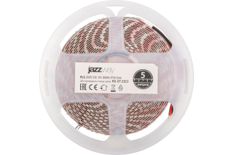 Светодиодная лента Jazzway PLS 2835/120 12 В 12 Вт/м 3000 К IP20 5 м 2859075