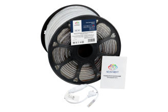 Светодиодная лента Neon-Night LED 220 В 13 мм IP67 красная 100 м 142-101