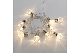 Светодиодная гирлянда NEON-NIGHT лампочки, 10LED, 1.5м 2хАА 304-015