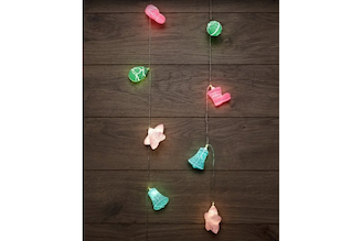 Светодиодная гирлянда NEON-NIGHT Новый год 1.5м, 10 LED, прозрачный провод, тёплый-белый 303-081