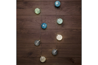 Светодиодная гирлянда-шарики NEON-NIGHT Северное сияние 3.5м 20LED прозр провод тёплый-белый 303-086