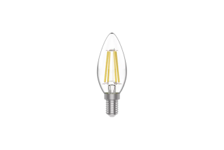 Филаментная лампа Gauss Basic свеча 4.5W E14 4100K 1031215