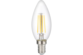 Филаментная лампа Jazzway PLED OMNI C35 6W E14 4000K CL 5020511