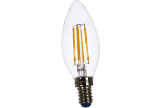 Светодиодная филаментная лампа Uniel LED-C35-5W/WW/E14/CL/MB GLM10TR UL-00002367