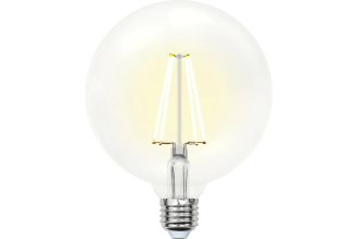 Светодиодная филаментная лампа Uniel LED-G125 10W 4000K E27 CL UL-00004859