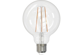 Филаментная лампа Uniel LED-G95-10W/3000K/E27/CL PLS02WH UL-00004862