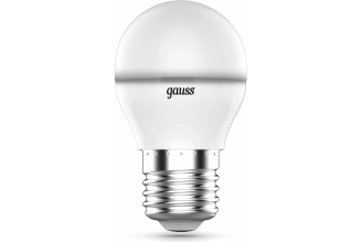 Светодиодная лампа Gauss шар G45 E27 6W RGBW с диммированием 105102406