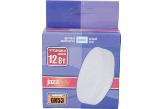 Светодиодная лампа Jazzway PLED-GX53 12Вт 4000К GX53 1000 лм 5032903