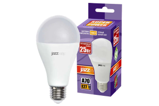 Светодиодная лампа Jazzway PLED-SP A65 25 Вт E27 3000 К 2100 лм 5018051A