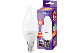 Светодиодная лампа Jazzway PLED-SP C37 свеча 9 Вт E14 4000 К 820 лм 5019034