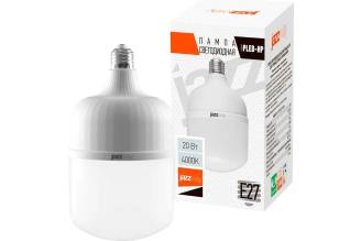 Высокомощная светодиодная лампа Jazzway PLED-HP-T80 1038906A, 20 Вт, E27