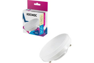 Светодиодная лампа КОСМОС 14 Вт GX53 220 В 3000К Lksm_LED14wGX5330C