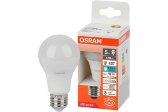 Светодиодная лампа Osram LS CLA40 5W/865 E27 4058075695627