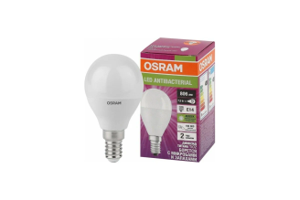 Светодиодная антибактериальная лампа Osram LC CLP60 7,5W/840 230V FR E14 4058075561670