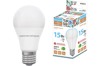 Светодиодная лампа TDM ELECTRIC НЛ-LED-A60 15Вт 6500К E27 SQ0340-1516