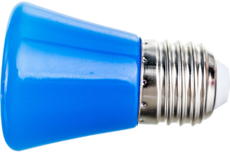 Синяя декоративная светодиодная лампа Volpe LED-D45-1W/BLUE/E27/FR/C BELL UL-00005639