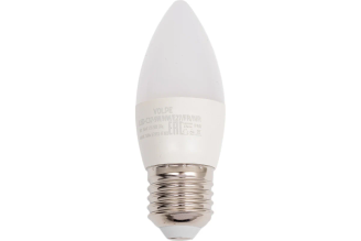 Светодиодная лампа Volpe LED-C37-9W/NW/E27/FR/NR, форма свеча, матовая UL-00003806