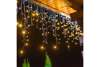 Гирлянда Neon-Night Бахрома Айсикл 5х0,7 м, 152 LED теплый белый 255-316